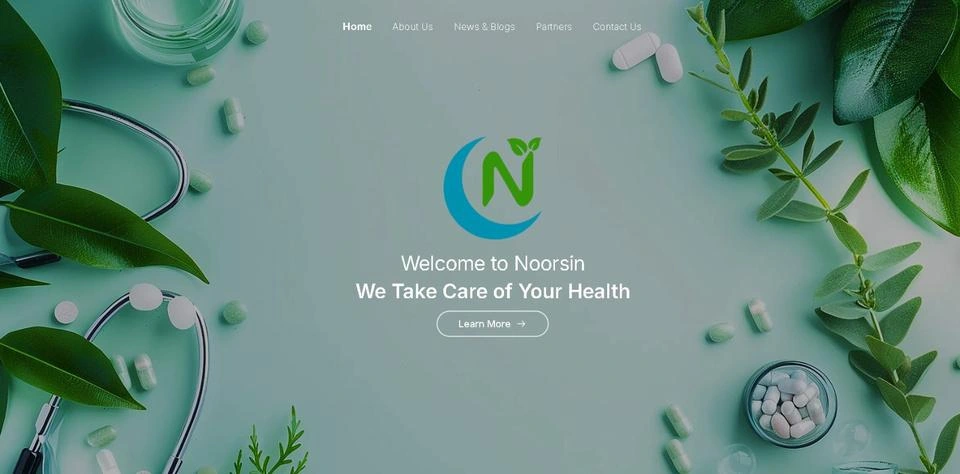 Noorsin Digital Presence project interface